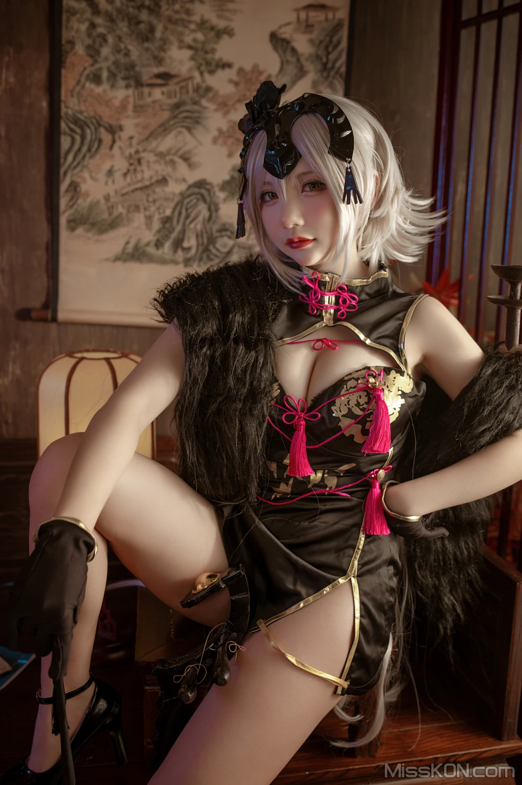 Coser@是一只熊仔吗_ 黑贞 同人旗袍