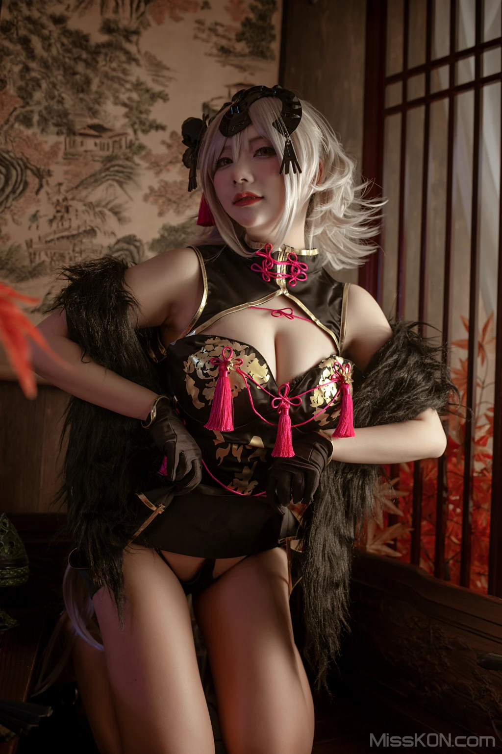 Coser@是一只熊仔吗_ 黑贞 同人旗袍