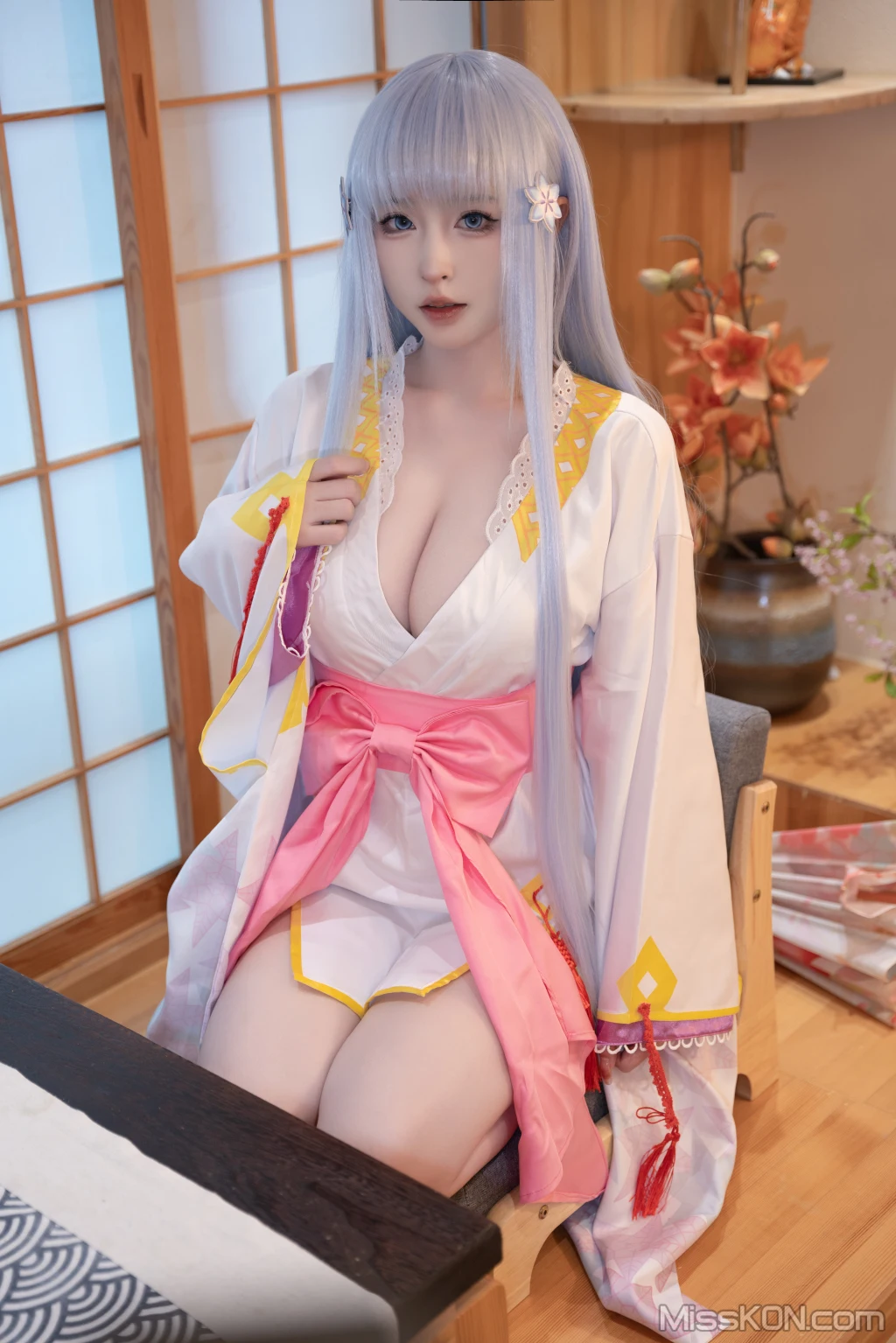 Coser@清水由乃_ 美少女万华镜 雪女原服