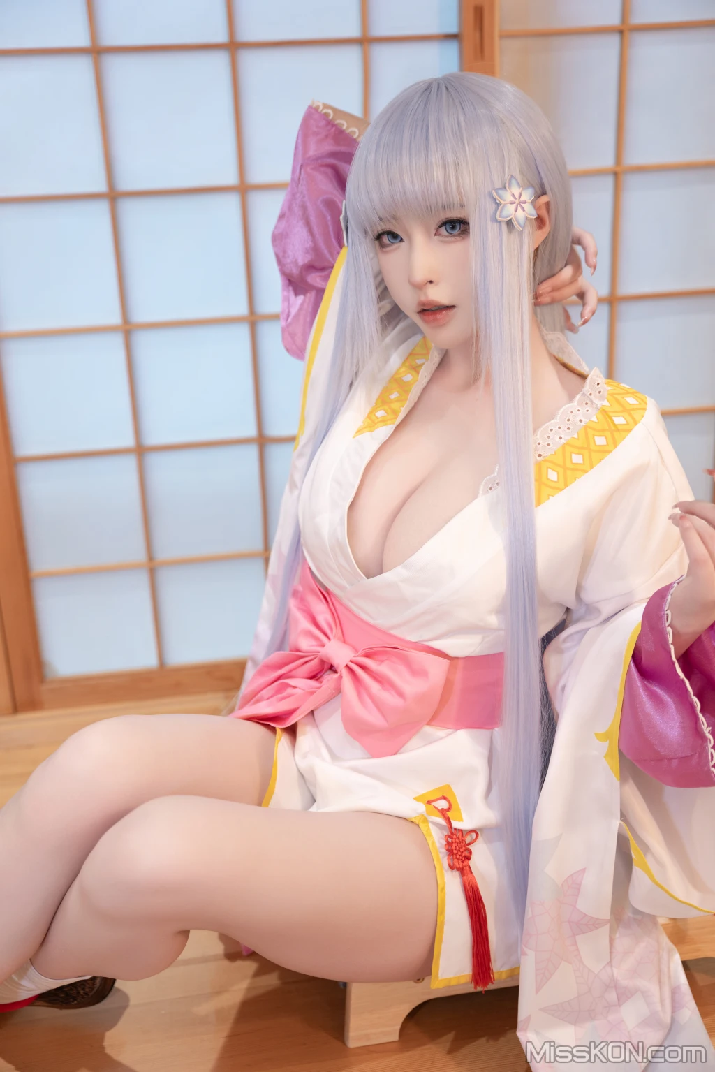 Coser@清水由乃_ 美少女万华镜 雪女原服