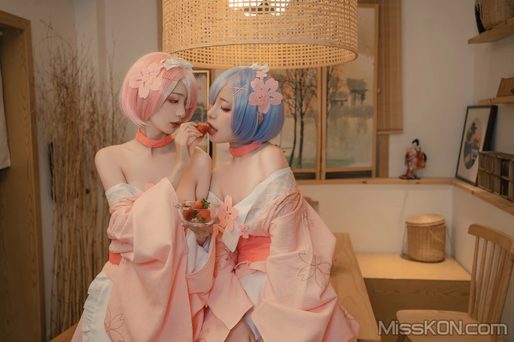 Coser@爆机少女喵小吉 (Nekokoyoshi) & 金鱼kinngyo_ 从零开始的女体盛宴