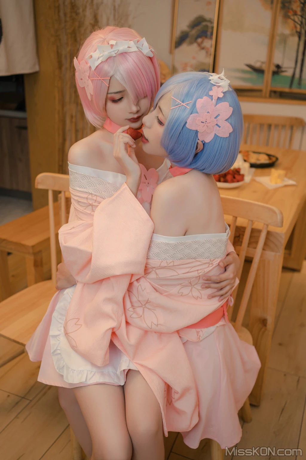 Coser@爆机少女喵小吉 (Nekokoyoshi) & 金鱼kinngyo_ 从零开始的女体盛宴