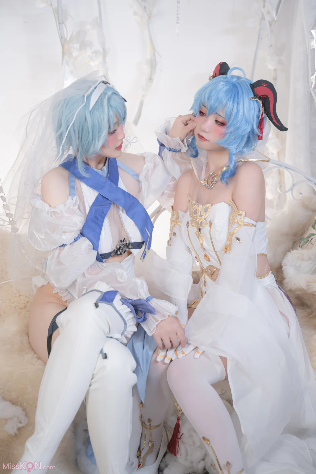 Coser@爆机少女喵小吉 (Nekokoyoshi)_ 12月T3 双子：最强冰雪组合