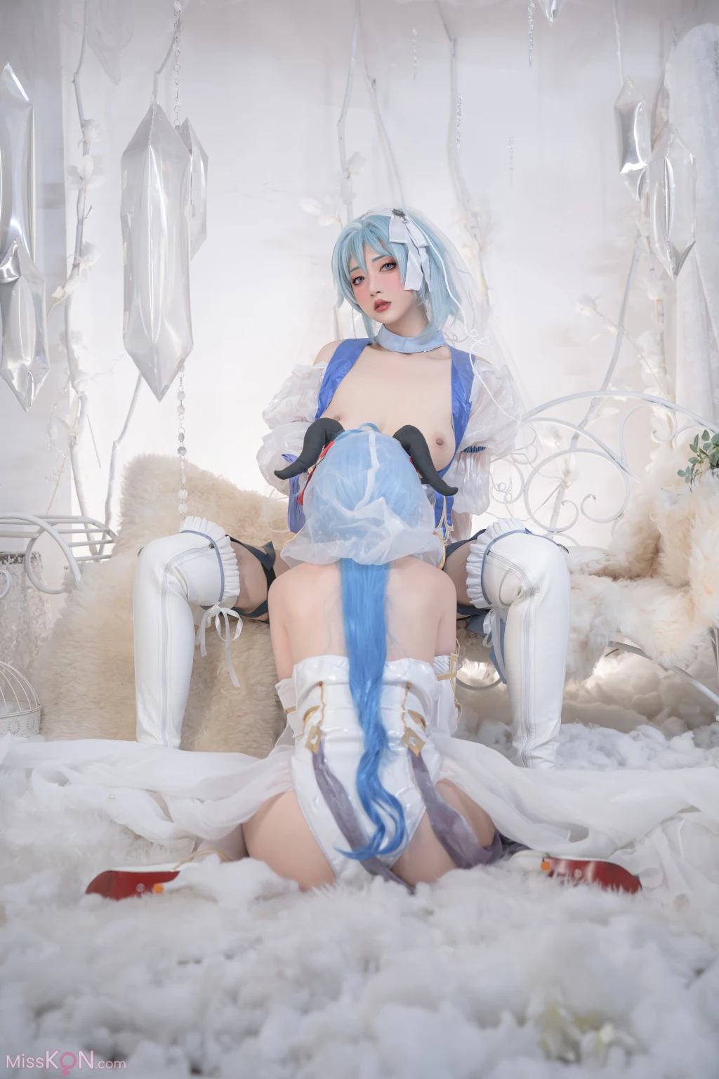 Coser@爆机少女喵小吉 (Nekokoyoshi)_ 12月T3 双子：最强冰雪组合