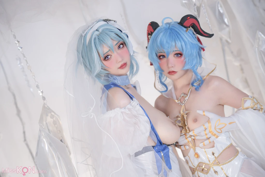 Coser@爆机少女喵小吉 (Nekokoyoshi)_ 12月T3 双子：最强冰雪组合