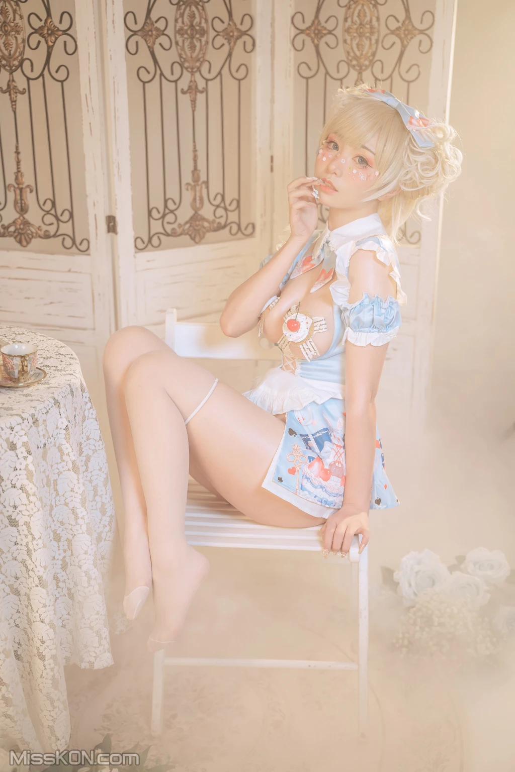 Coser@爆机少女喵小吉 (Nekokoyoshi)_ Private Tea Party