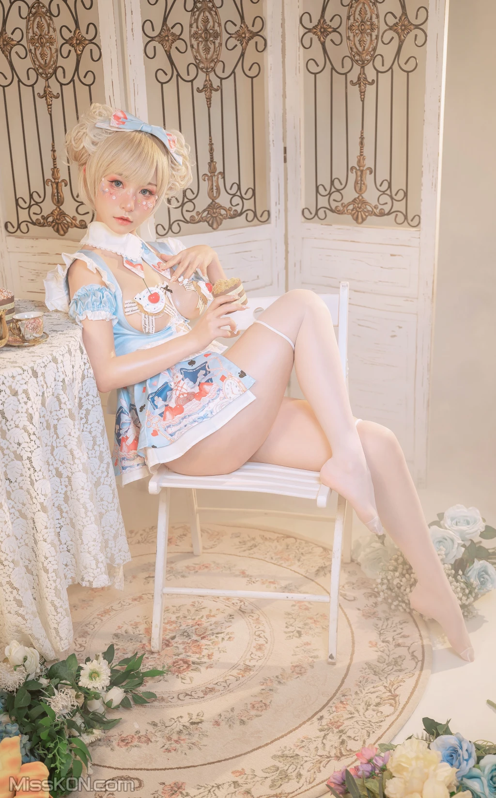 Coser@爆机少女喵小吉 (Nekokoyoshi)_ Private Tea Party