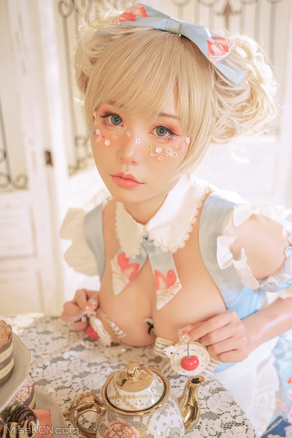 Coser@爆机少女喵小吉 (Nekokoyoshi)_ Private Tea Party