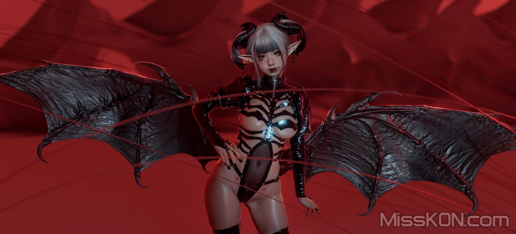 Coser@爆机少女喵小吉 (Nekokoyoshi)_ Succubus