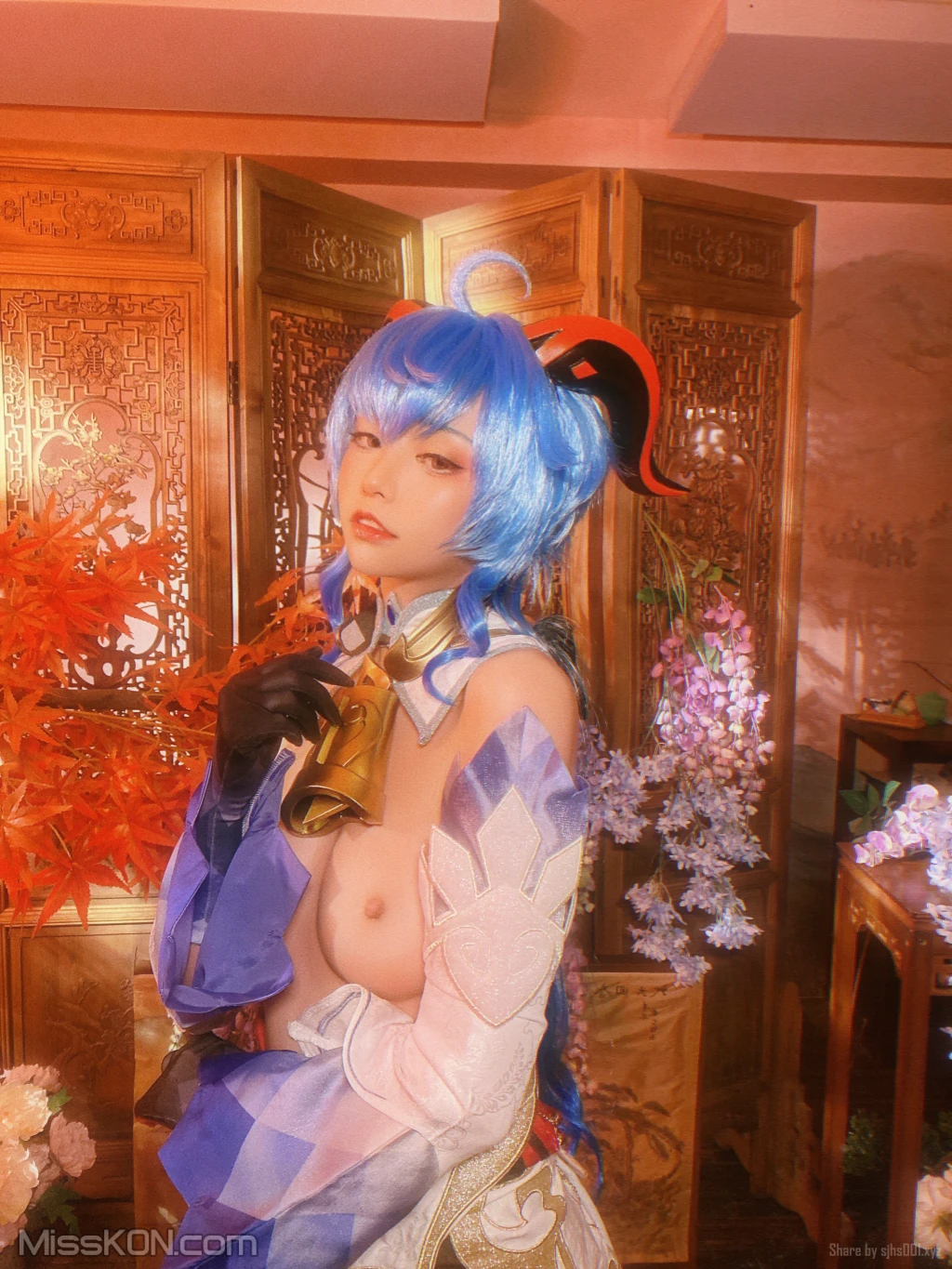 Coser@爆机少女喵小吉 (Nekokoyoshi)_ 原神-甘雨