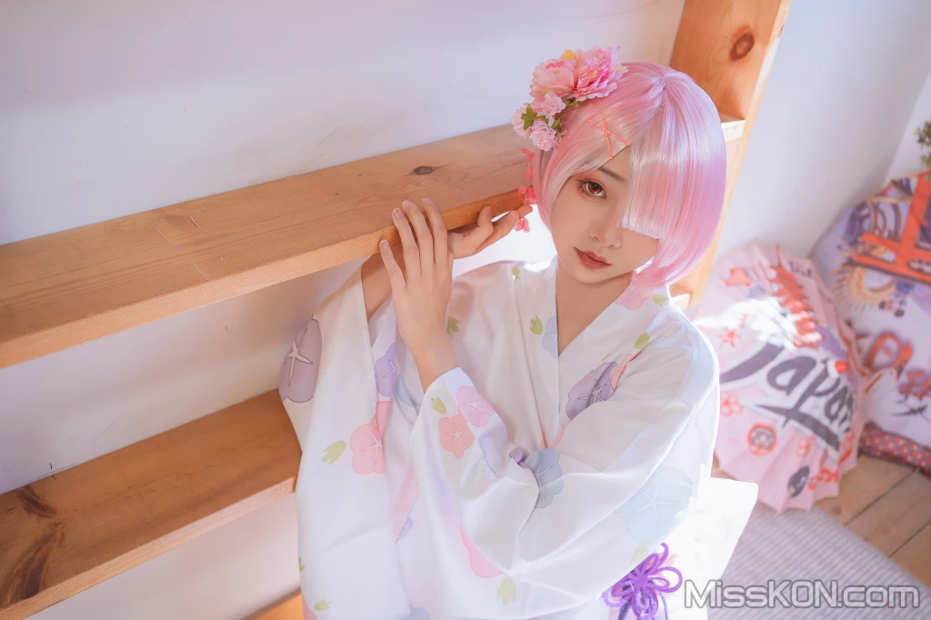 Coser@爆机少女喵小吉 (Nekokoyoshi)_ 双子 – 拉姆蕾姆