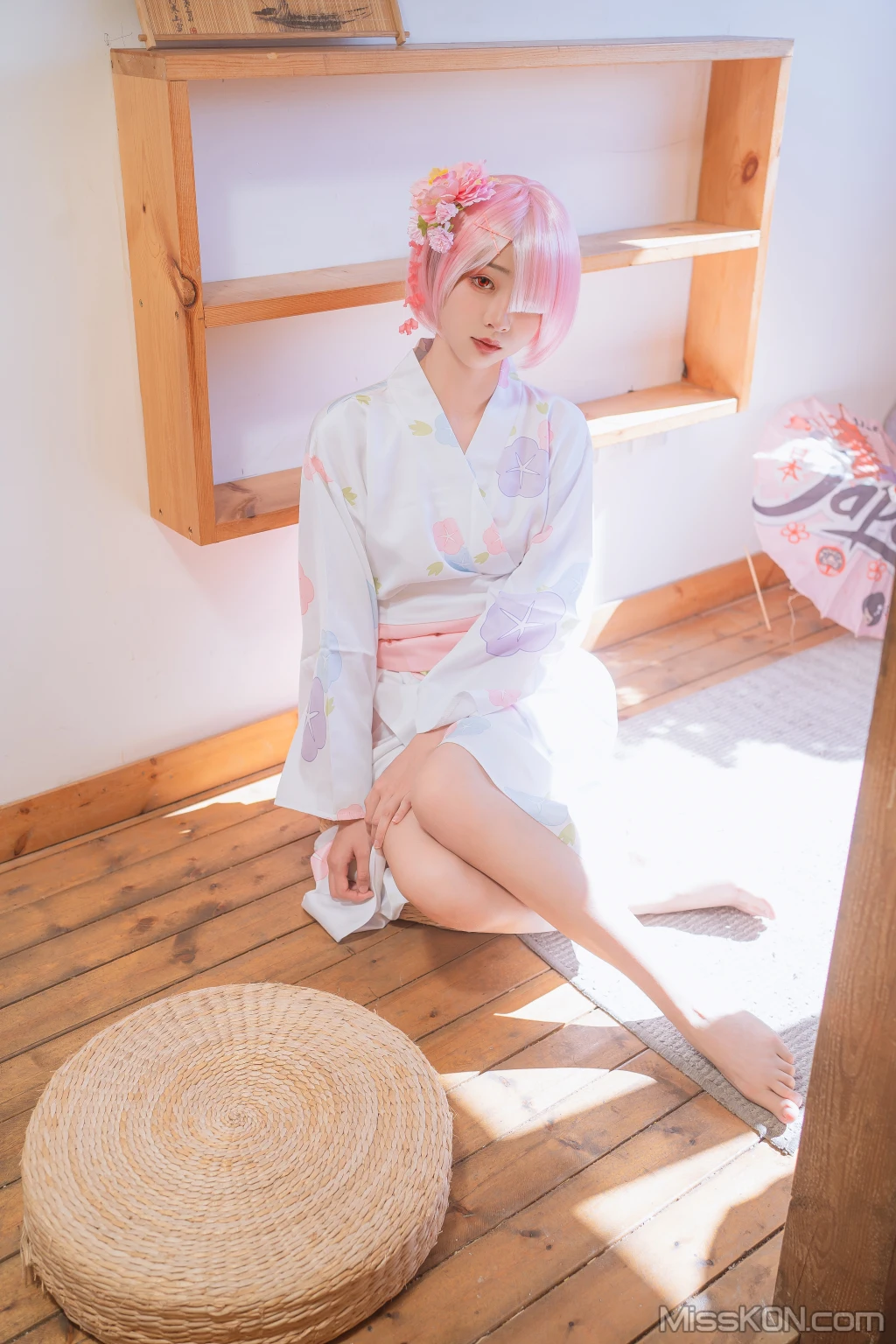 Coser@爆机少女喵小吉 (Nekokoyoshi)_ 双子 – 拉姆蕾姆