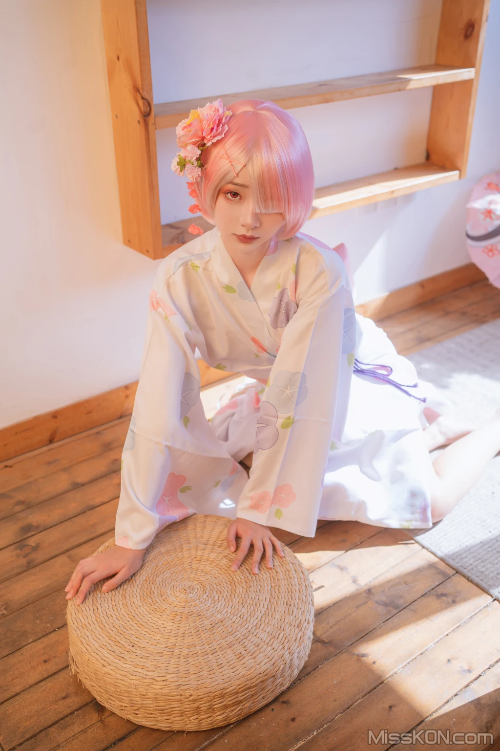 Coser@爆机少女喵小吉 (Nekokoyoshi)_ 双子 – 拉姆蕾姆