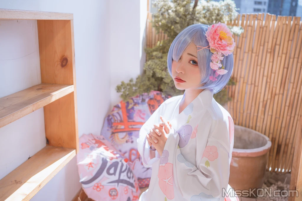 Coser@爆机少女喵小吉 (Nekokoyoshi)_ 双子 – 拉姆蕾姆