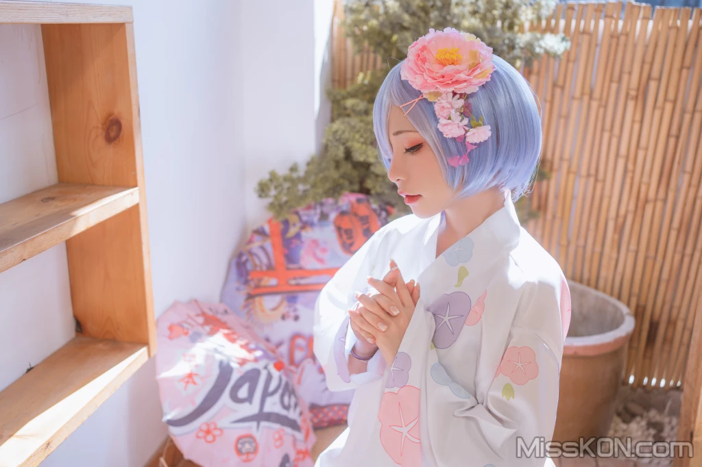 Coser@爆机少女喵小吉 (Nekokoyoshi)_ 双子 – 拉姆蕾姆