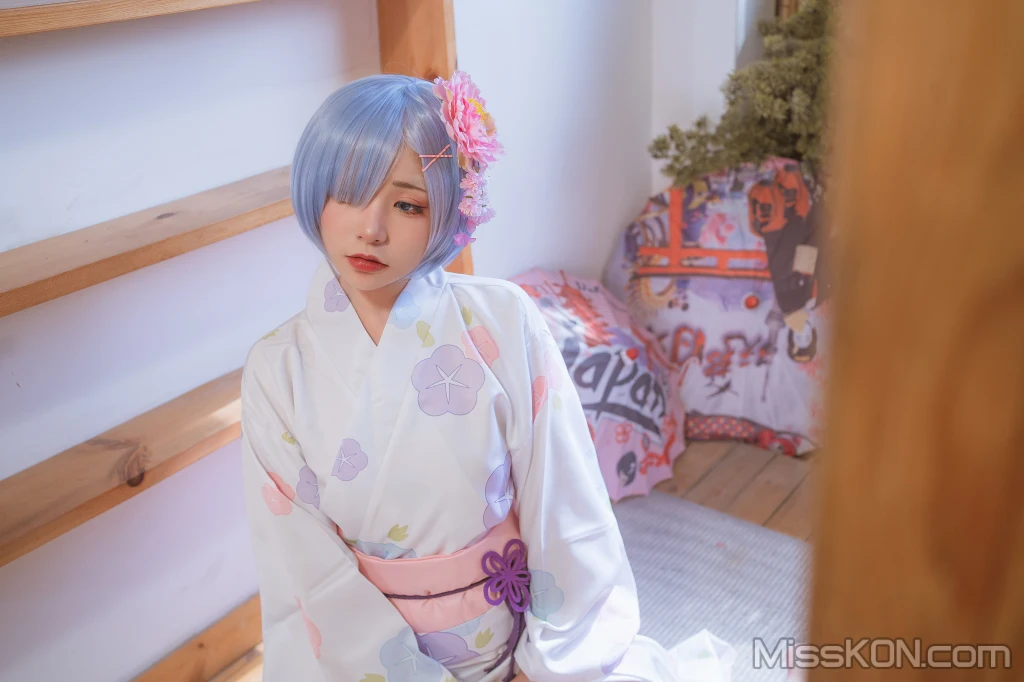 Coser@爆机少女喵小吉 (Nekokoyoshi)_ 双子 – 拉姆蕾姆