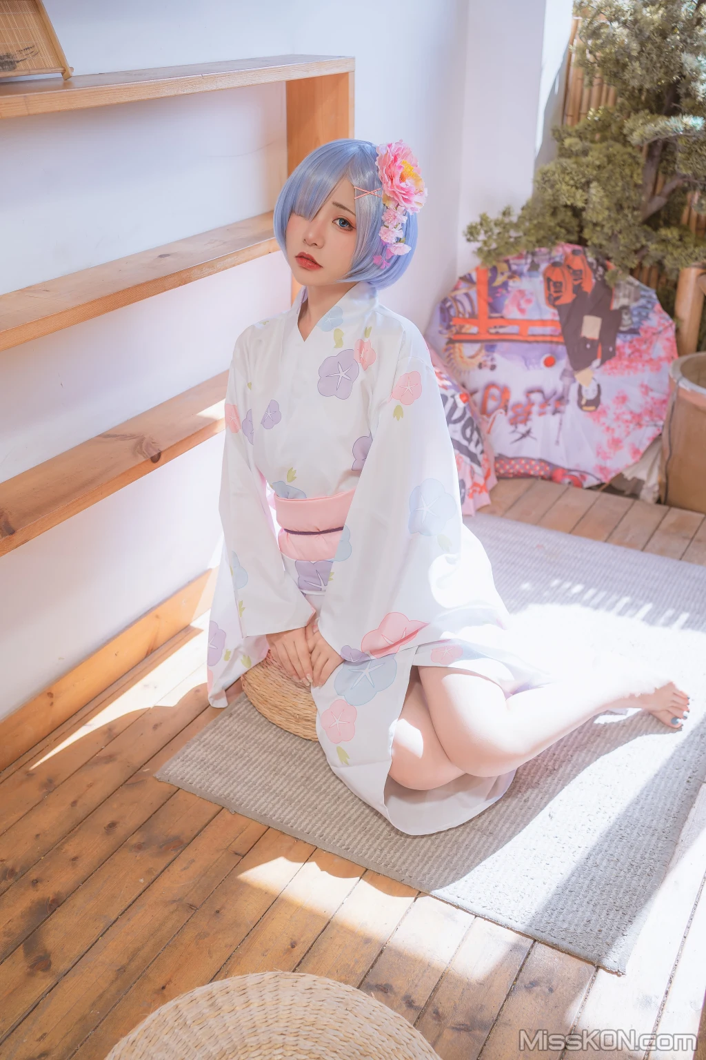 Coser@爆机少女喵小吉 (Nekokoyoshi)_ 双子 – 拉姆蕾姆