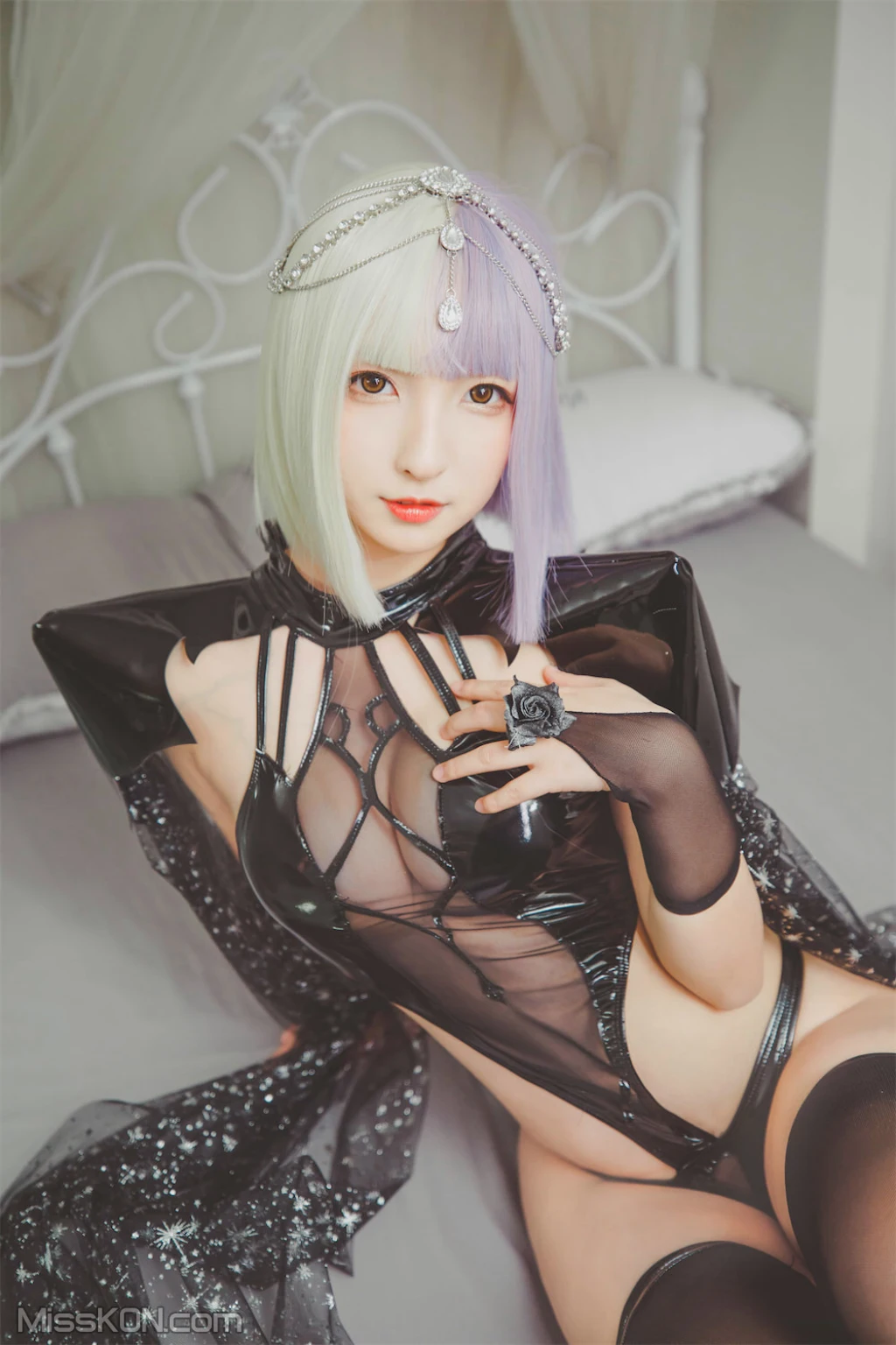 Coser@神楽坂真冬 Vol.082_ 绝对企画-黑白丝《柔らかい永遠》