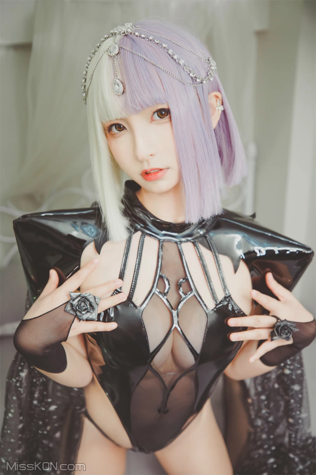 Coser@神楽坂真冬 Vol.082_ 绝对企画-黑白丝《柔らかい永遠》