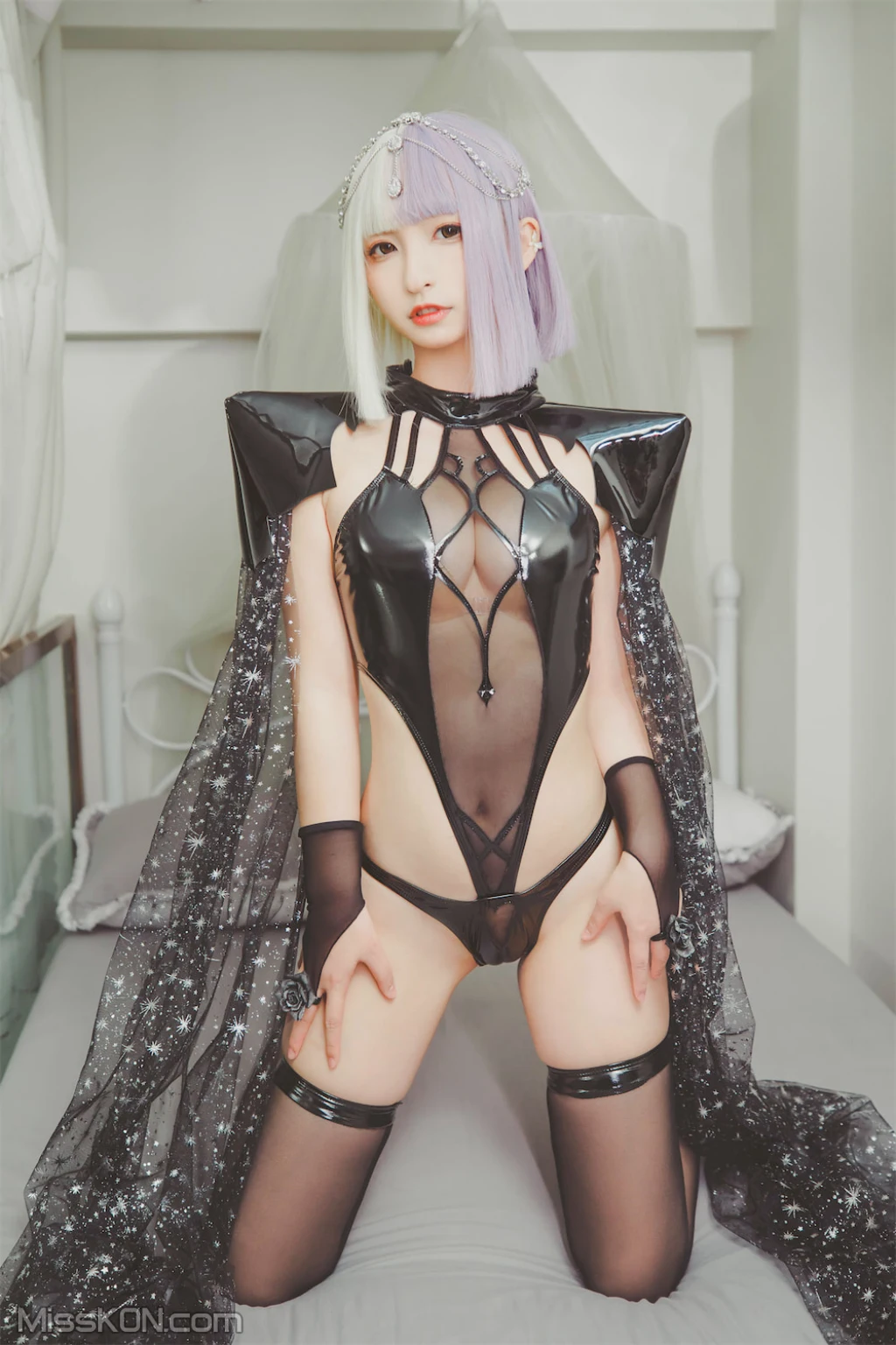 Coser@神楽坂真冬 Vol.082_ 绝对企画-黑白丝《柔らかい永遠》