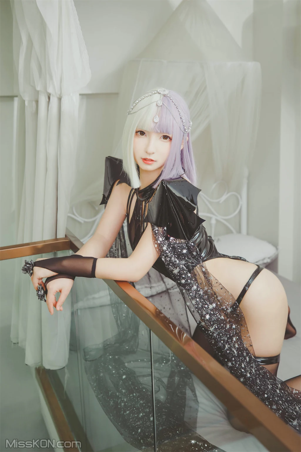 Coser@神楽坂真冬 Vol.082_ 绝对企画-黑白丝《柔らかい永遠》