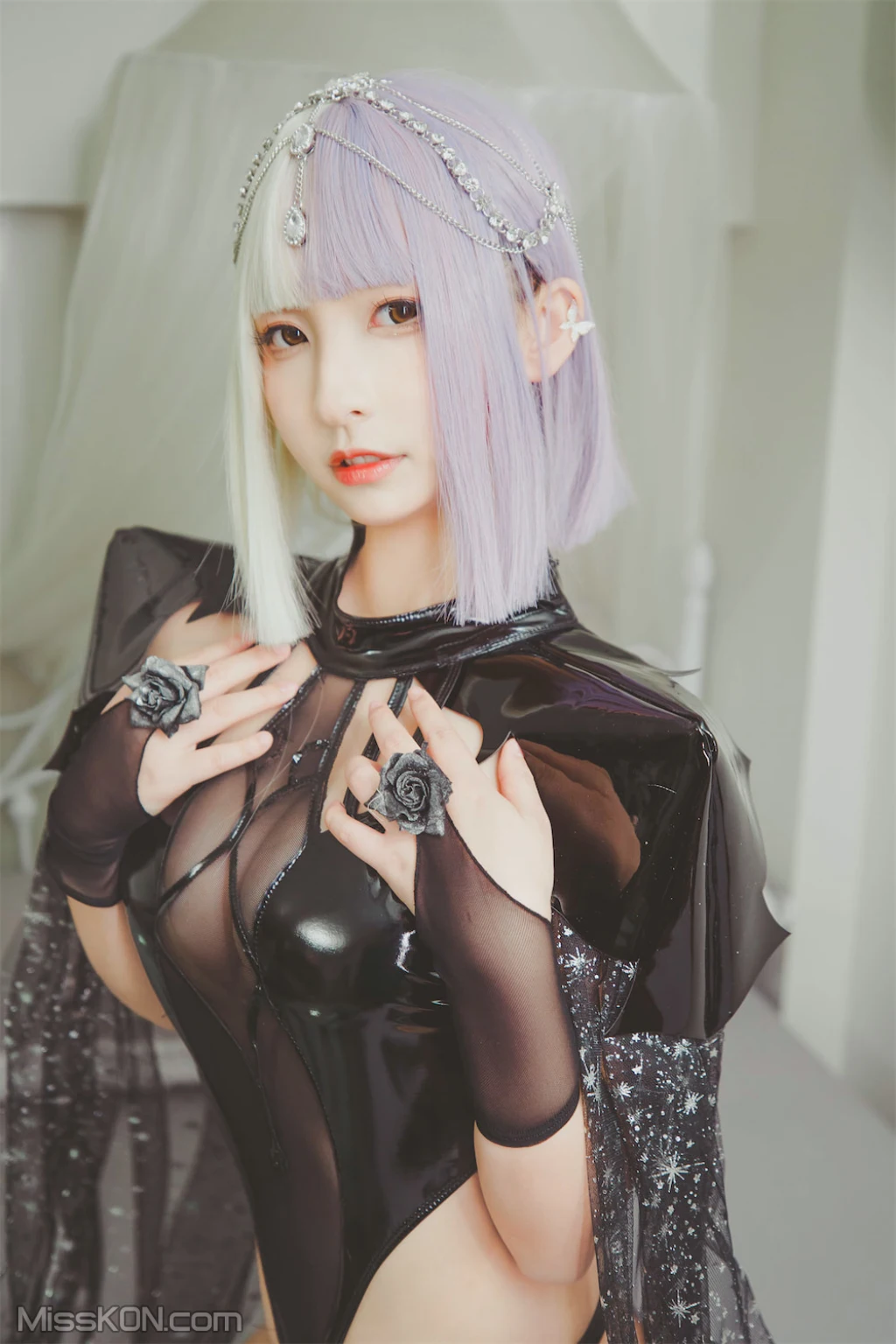 Coser@神楽坂真冬 Vol.082_ 绝对企画-黑白丝《柔らかい永遠》