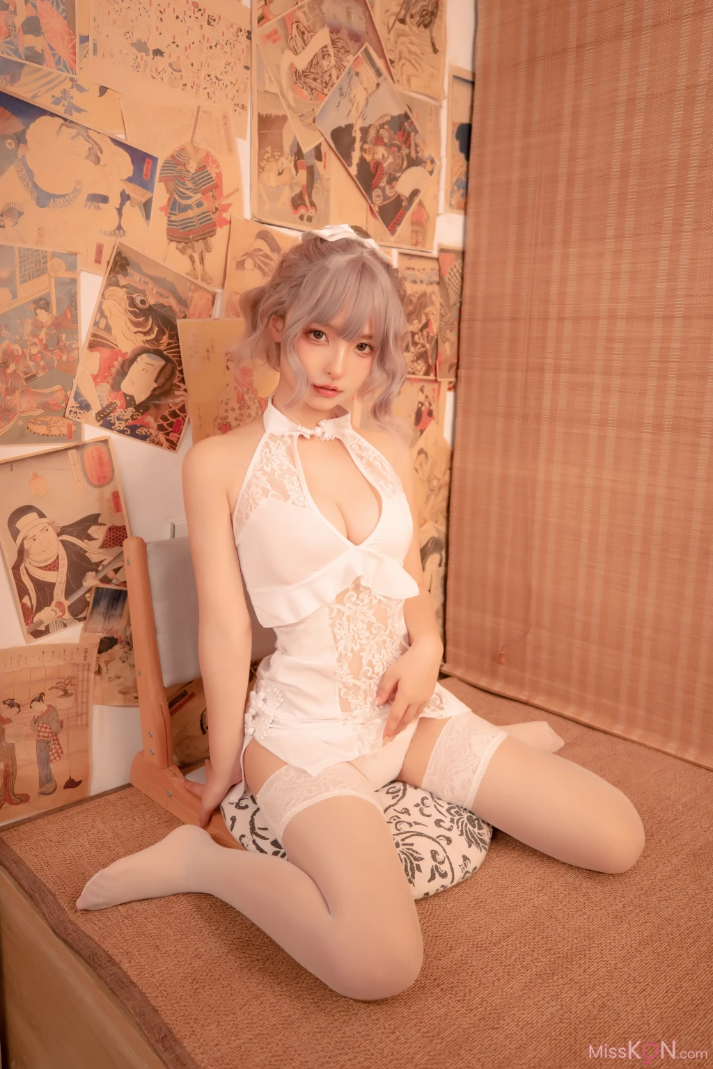 Coser@神楽坂真冬 Vol.099_ 白旗袍