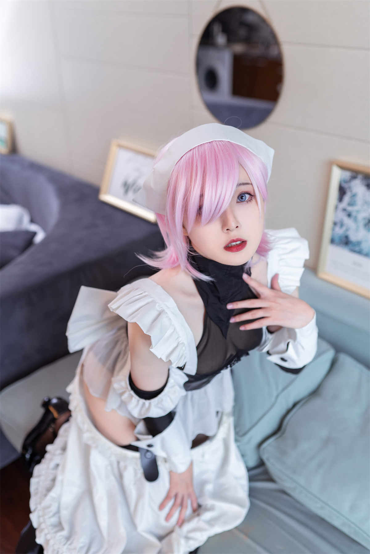 Cosplay Natsuko夏夏子 宫本武藏女仆