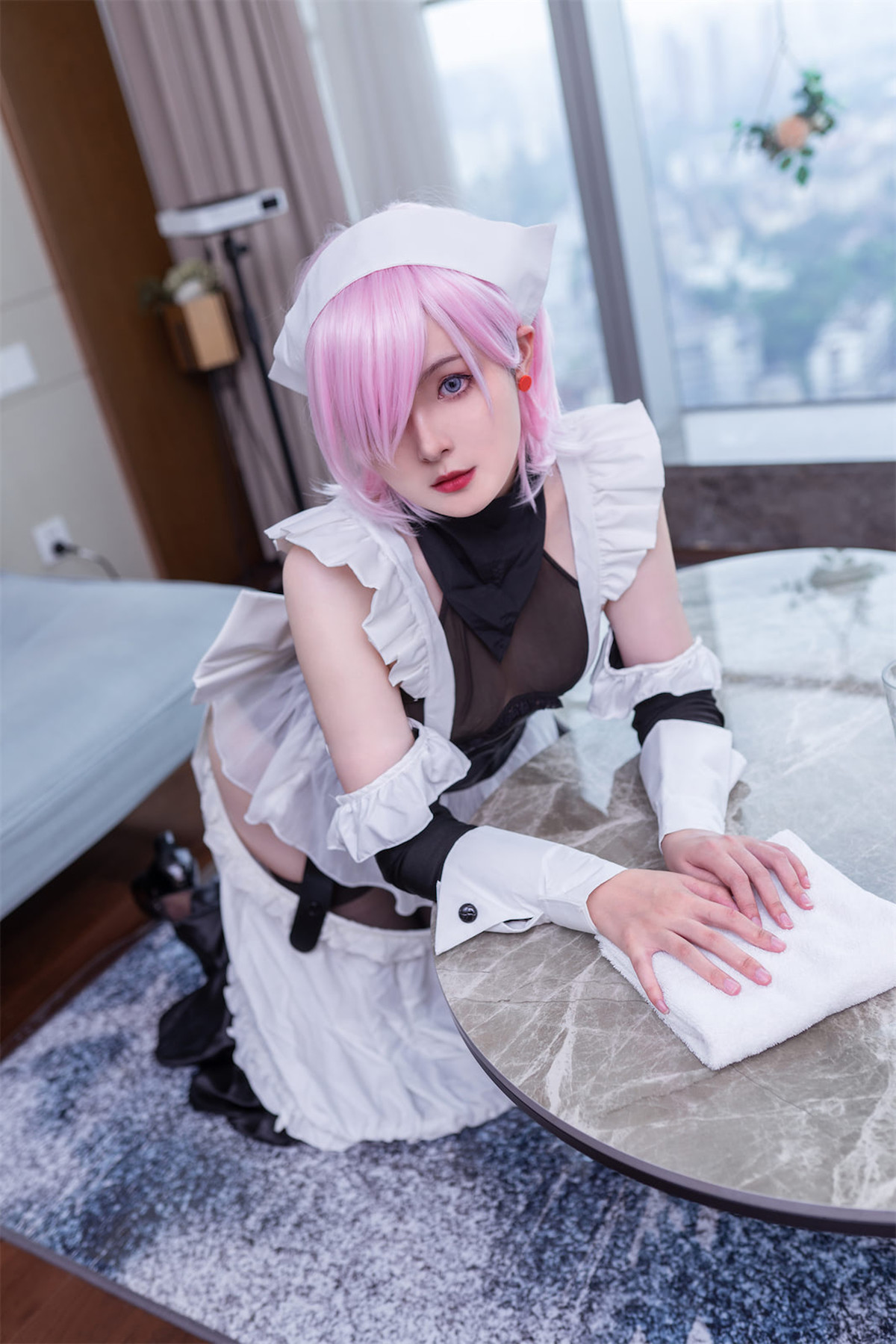 Cosplay Natsuko夏夏子 宫本武藏女仆