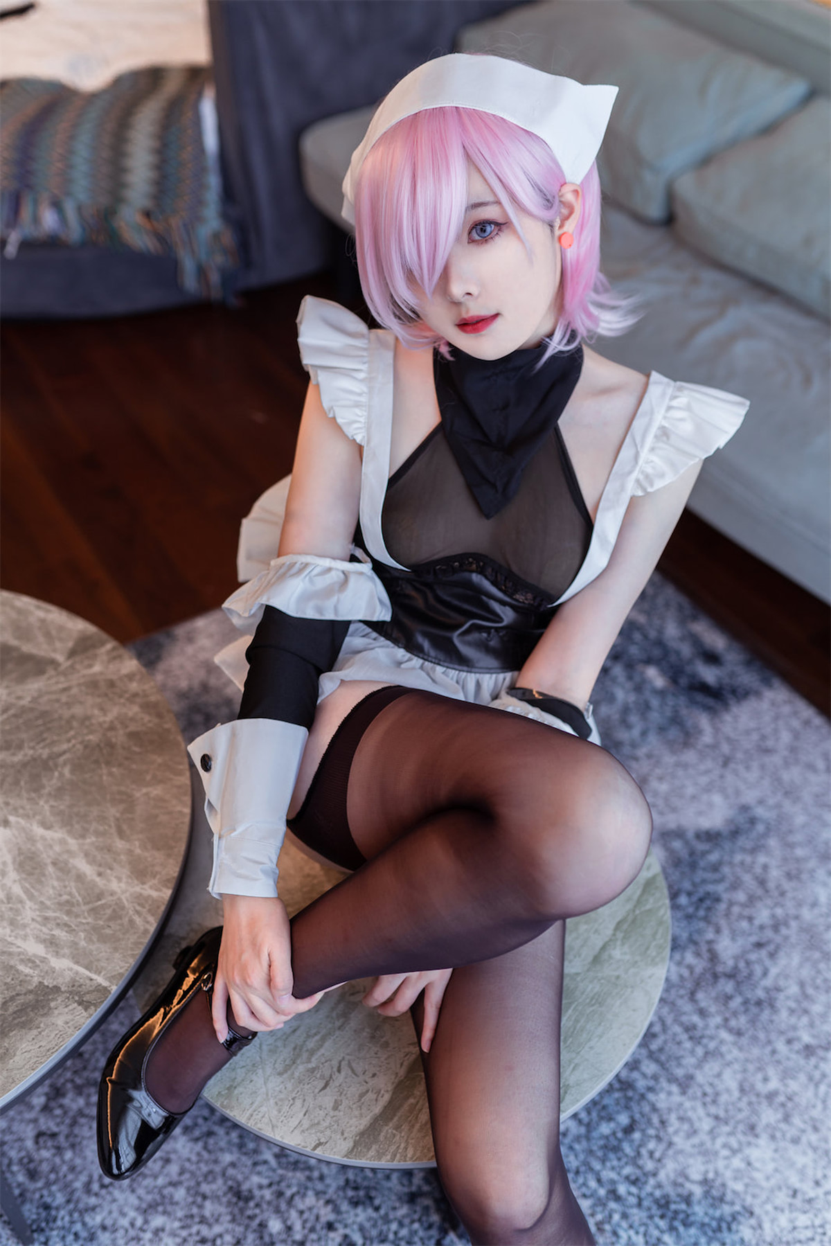 Cosplay Natsuko夏夏子 宫本武藏女仆