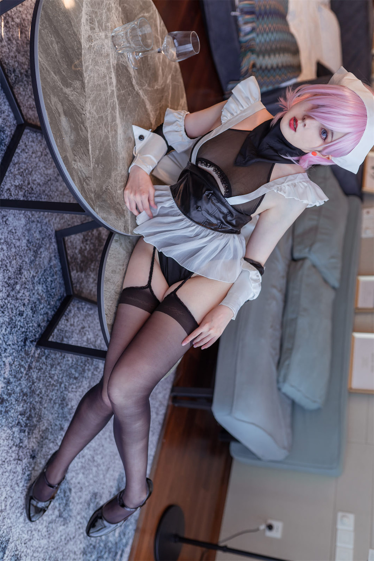 Cosplay Natsuko夏夏子 宫本武藏女仆