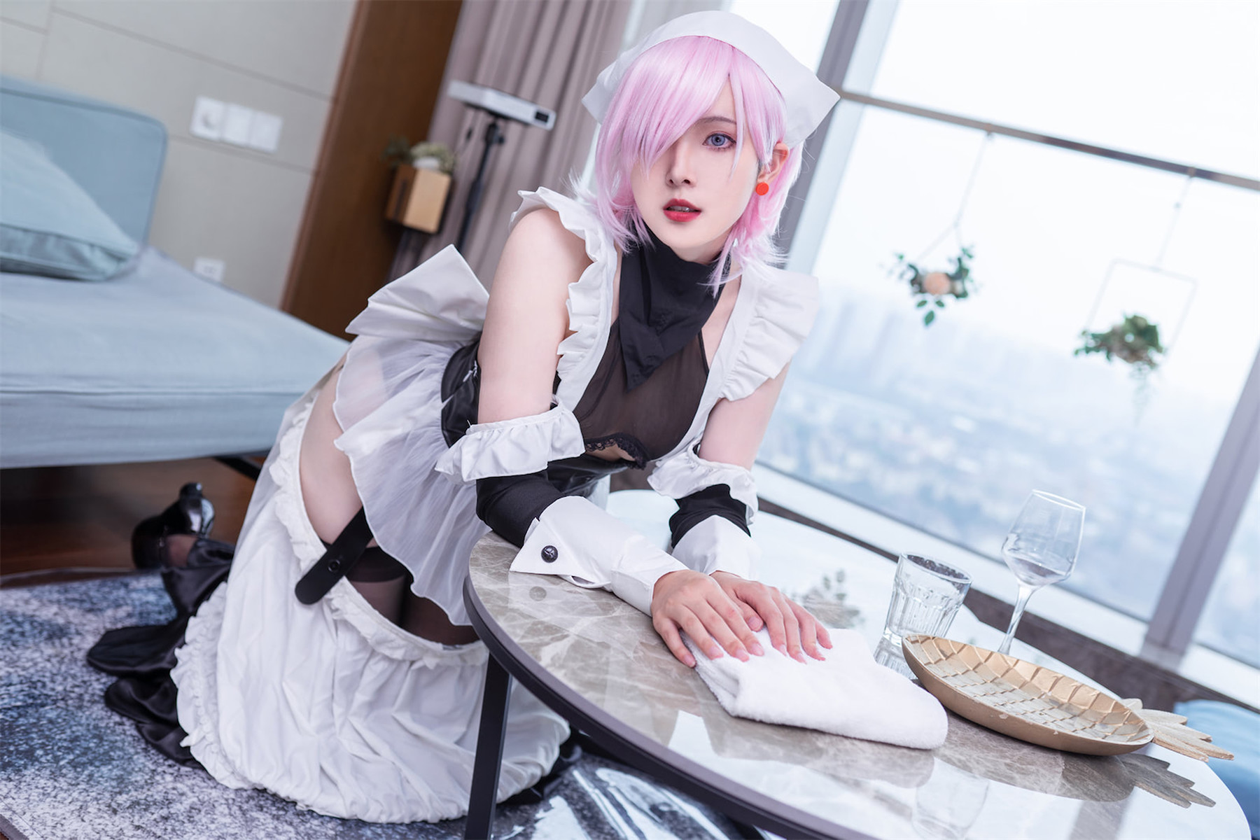 Cosplay Natsuko夏夏子 宫本武藏女仆