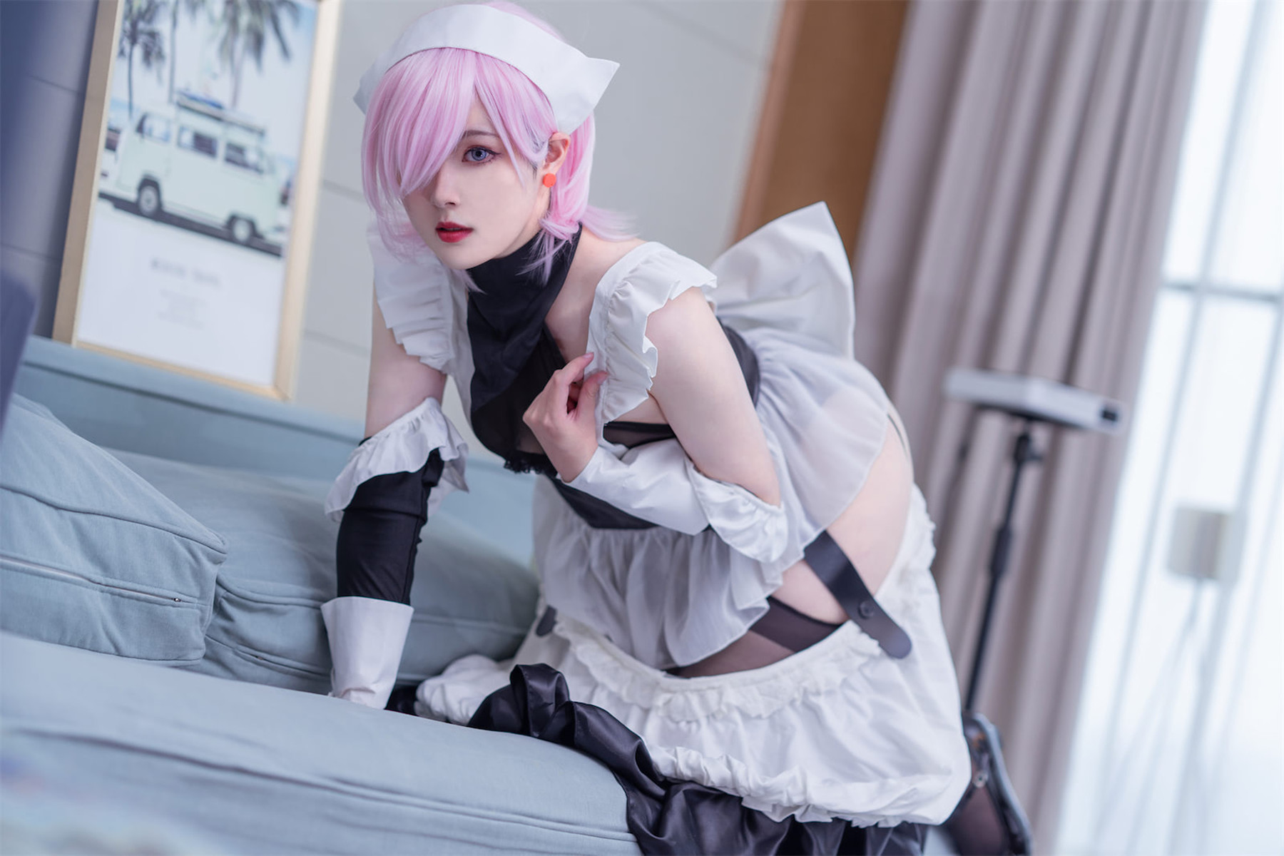 Cosplay Natsuko夏夏子 宫本武藏女仆