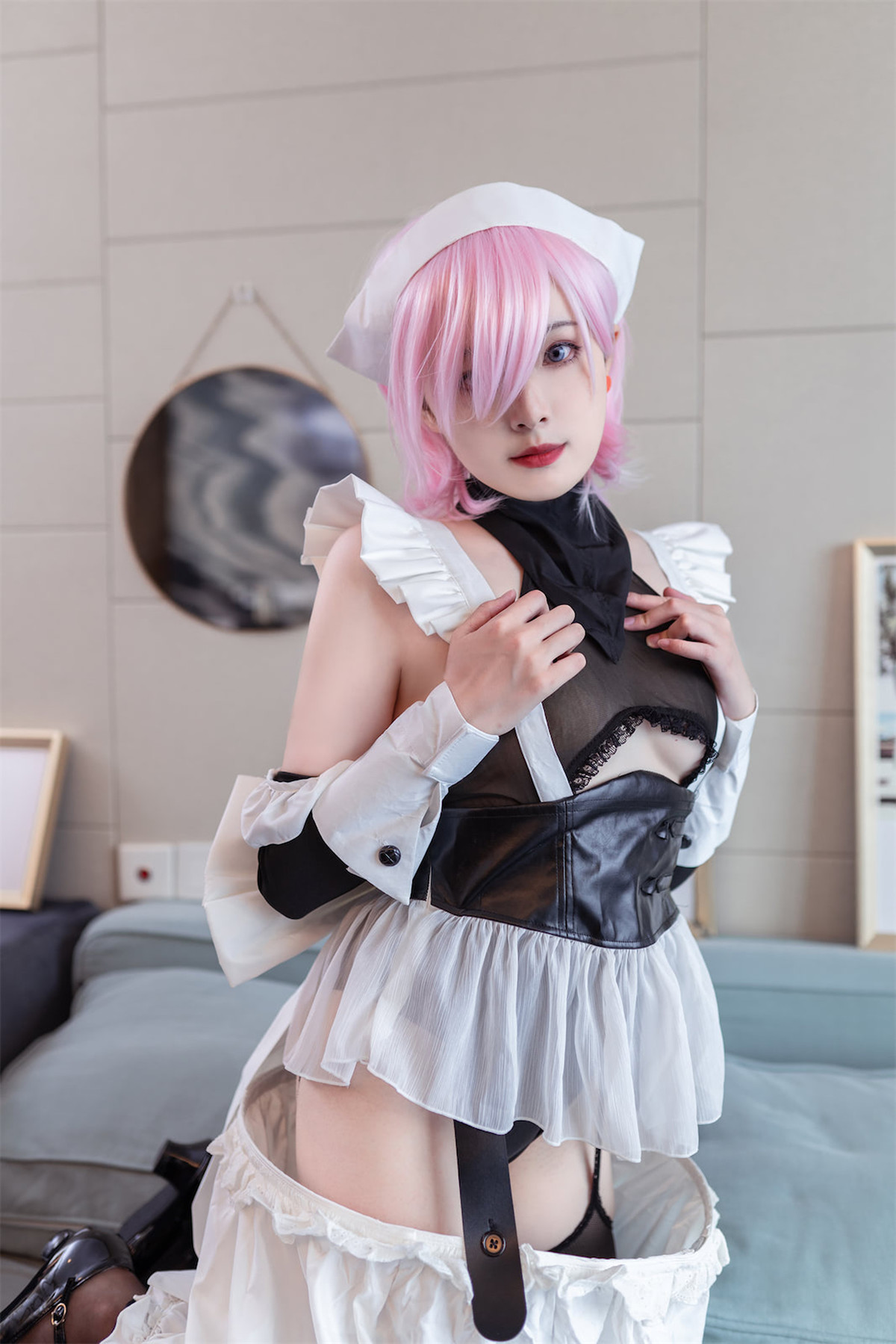 Cosplay Natsuko夏夏子 宫本武藏女仆