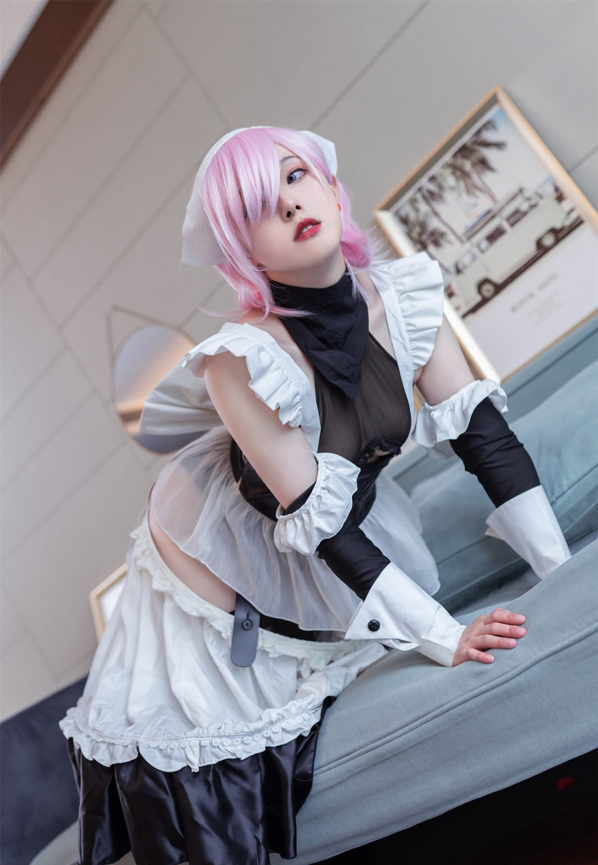 Cosplay Natsuko夏夏子 宫本武藏女仆