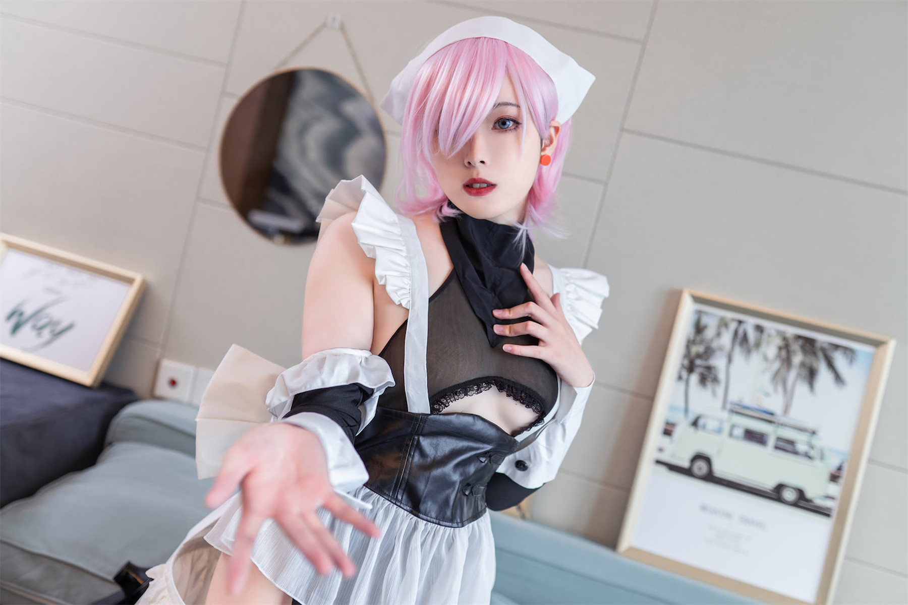 Cosplay Natsuko夏夏子 宫本武藏女仆