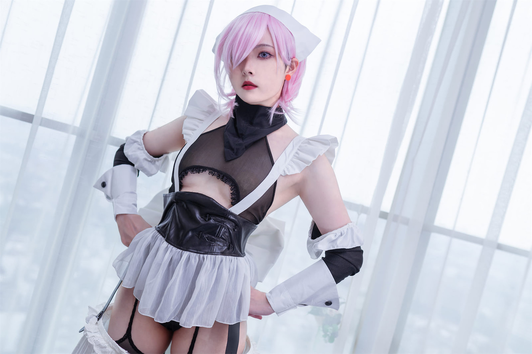 Cosplay Natsuko夏夏子 宫本武藏女仆