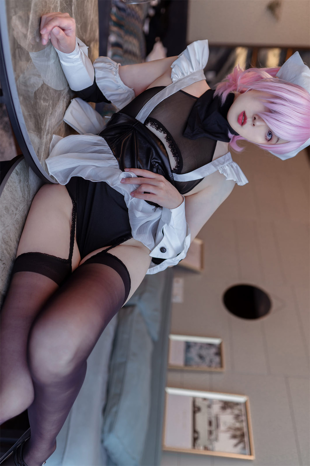 Cosplay Natsuko夏夏子 宫本武藏女仆