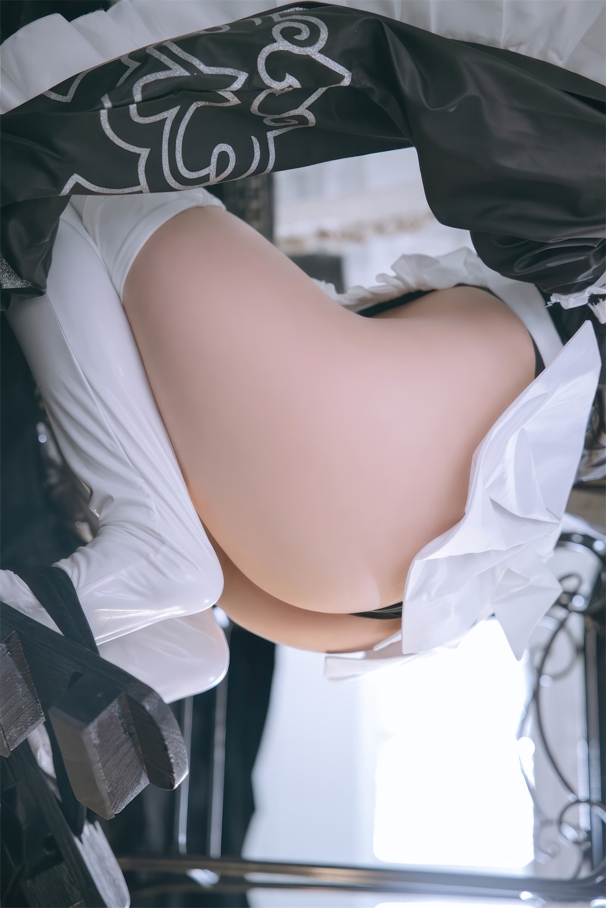 Cosplay Rinaijiao日奈娇 2B奶盖女仆 Set.02