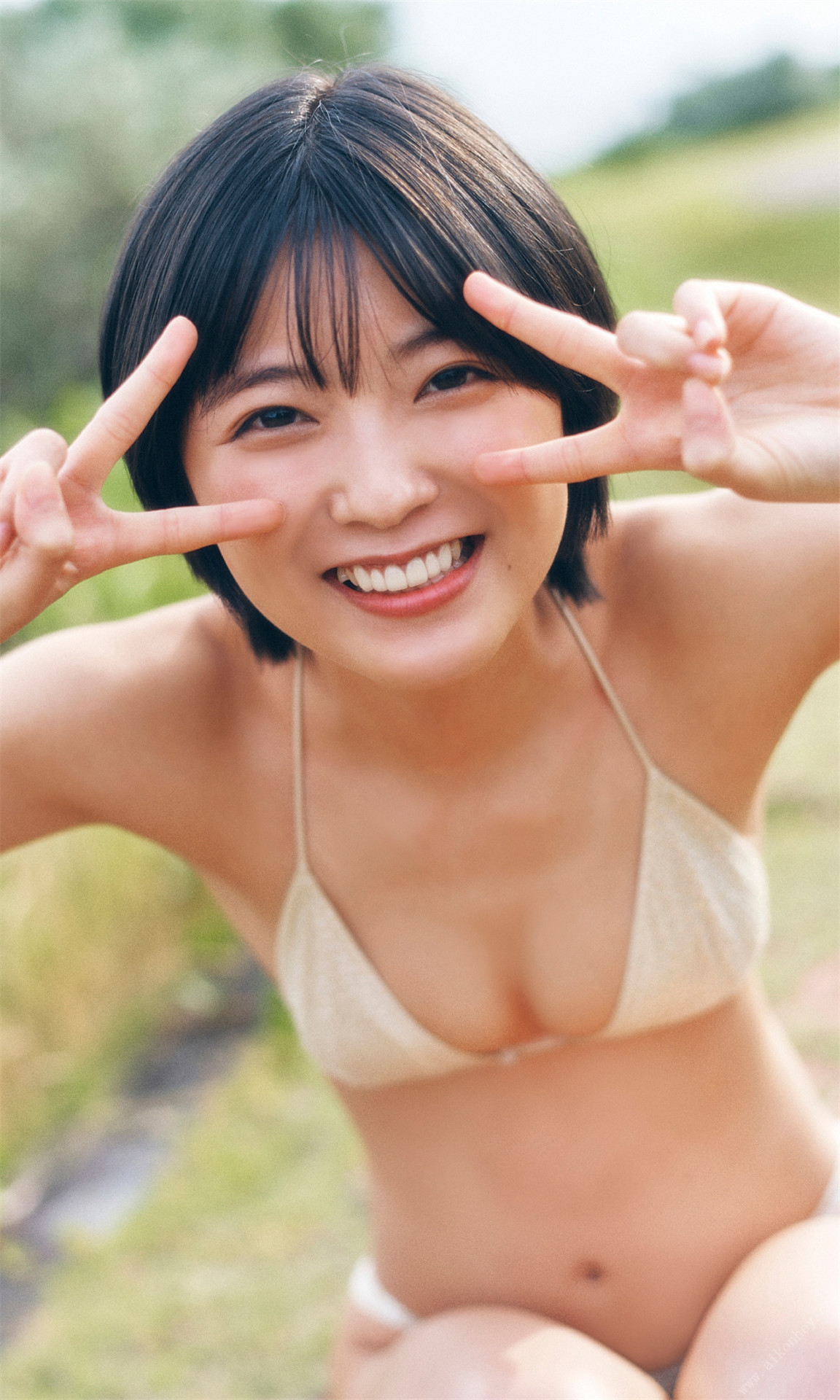 Mio Kudo 工藤美桜, 週プレ Photo Book 「夏の扉」 Set.03