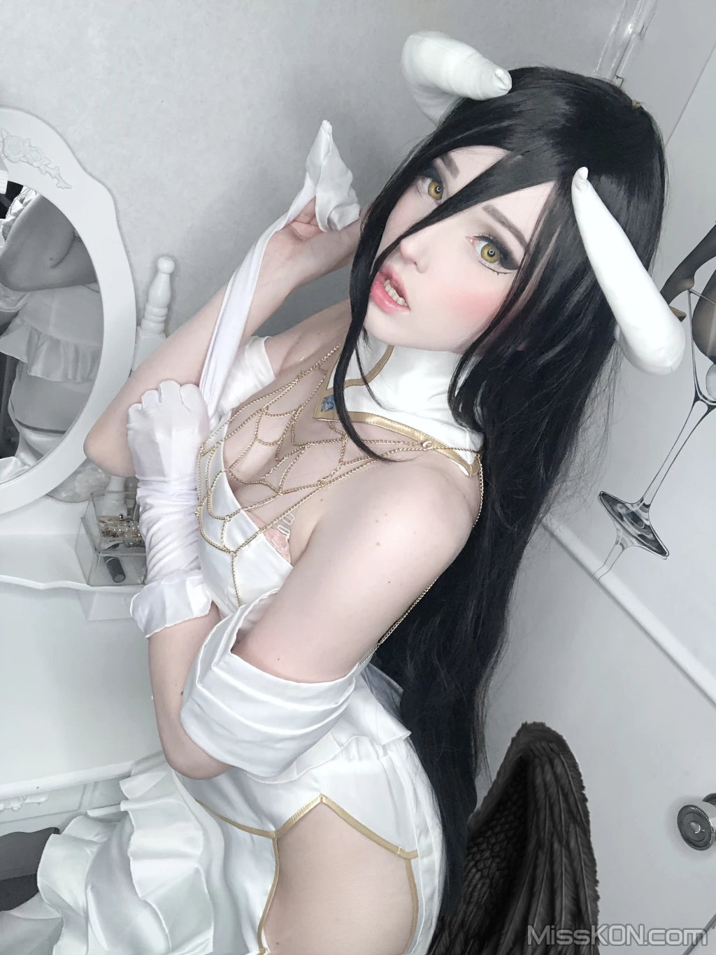 Coser@Candy_Ball_ Albedo Lingerie