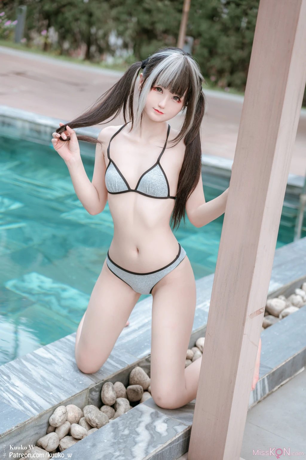 Coser@KuukoW No.171_ Grey Bikini