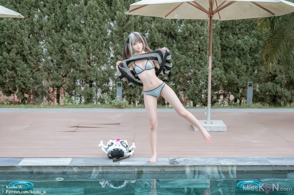 Coser@KuukoW No.171_ Grey Bikini