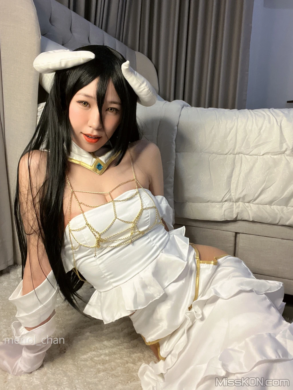 Coser@Meriol Chan_ Albedo Cosplay Overlord