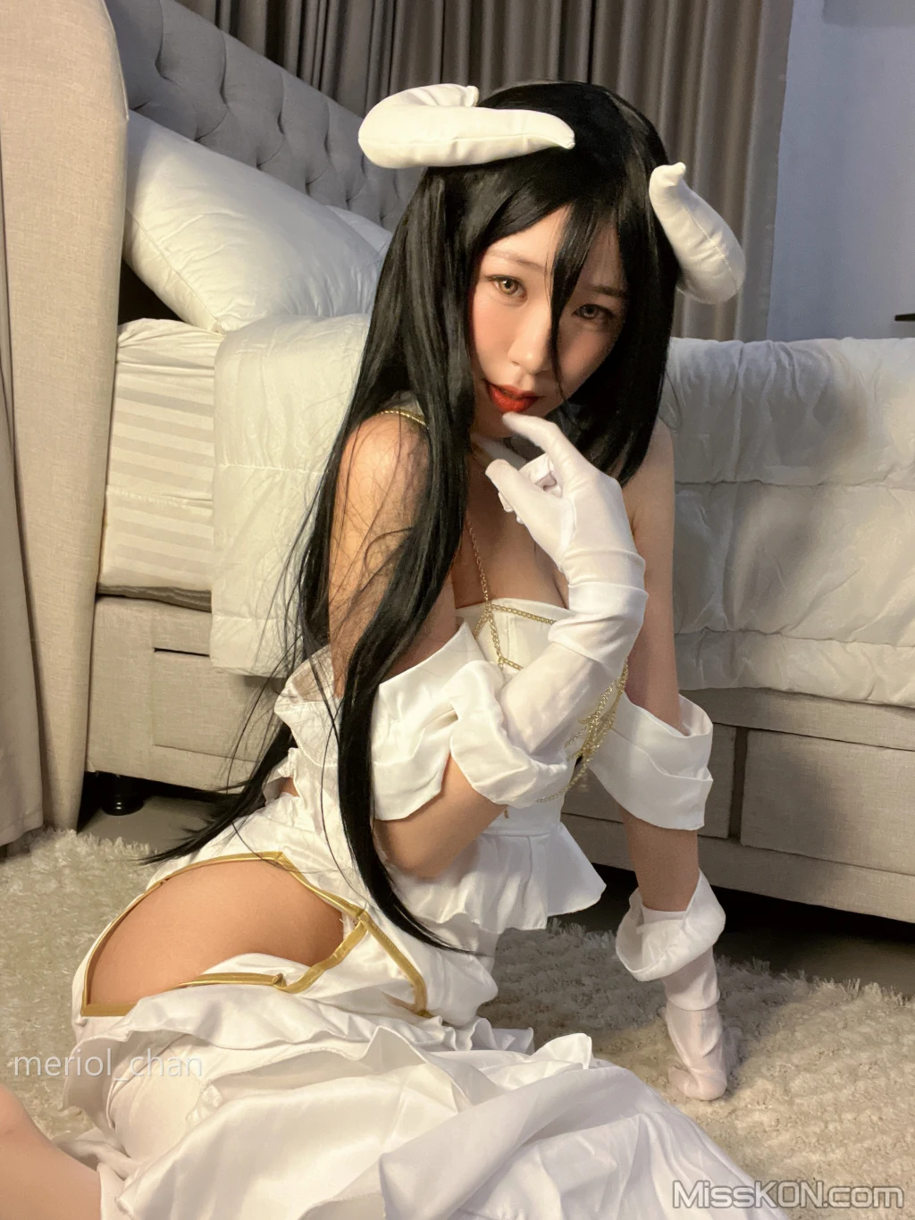 Coser@Meriol Chan_ Albedo Cosplay Overlord