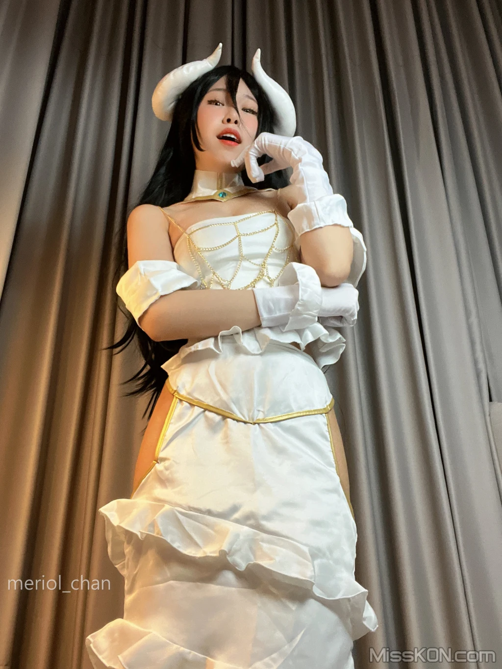 Coser@Meriol Chan_ Albedo Cosplay Overlord