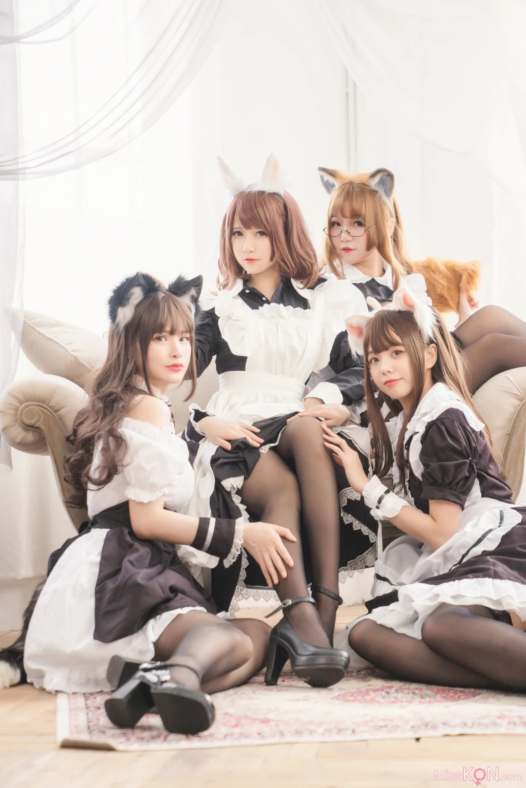 Coser@Yoko宅夏 & 小野妹子W & 白金Saki_ 四人彼女