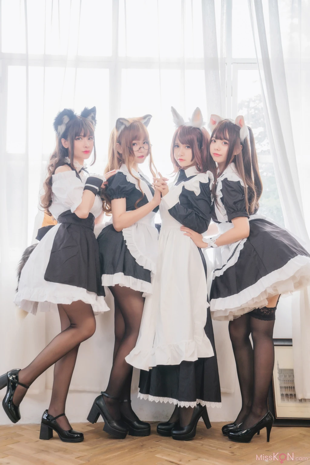 Coser@Yoko宅夏 & 小野妹子W & 白金Saki_ 四人彼女