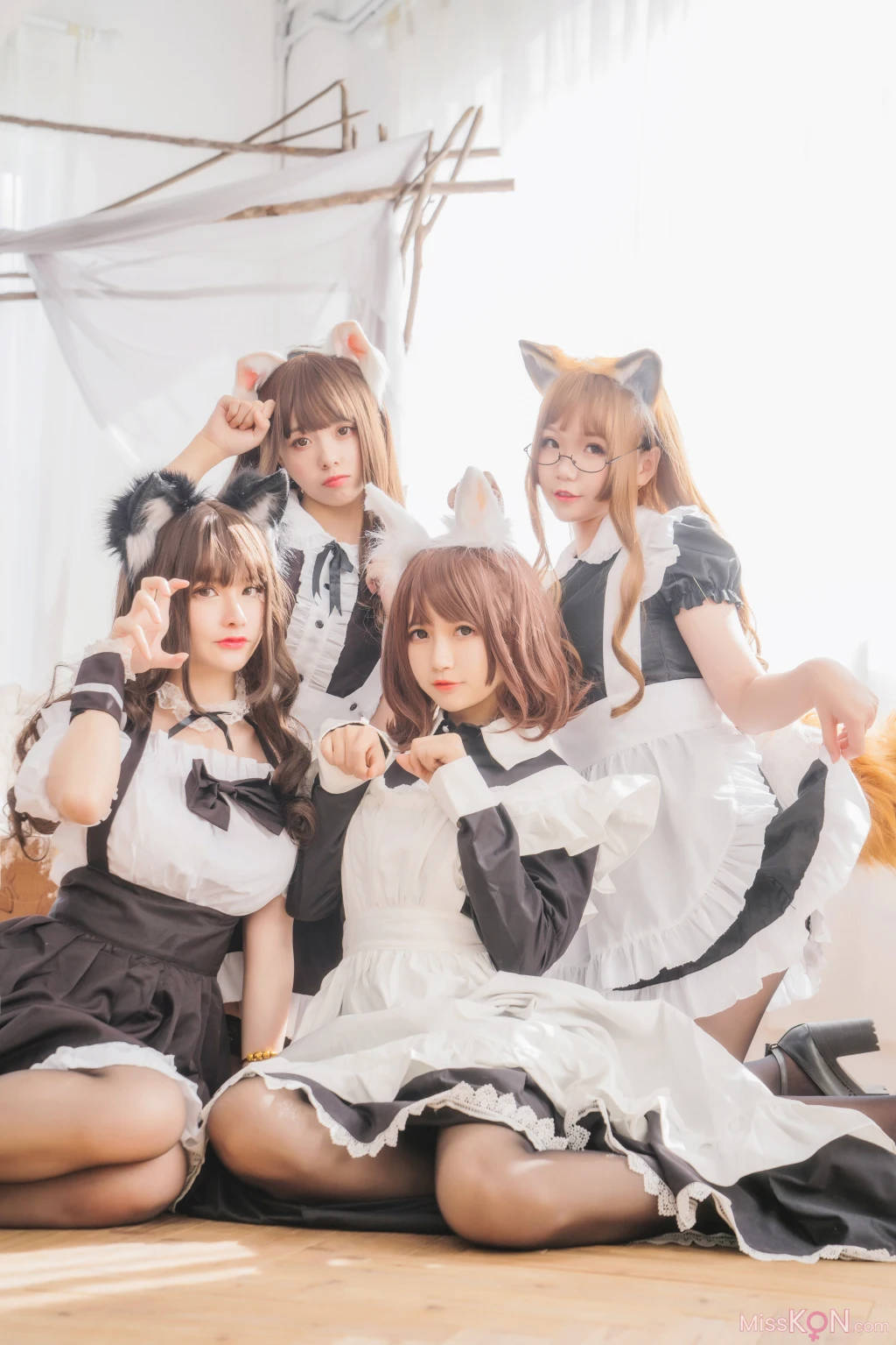 Coser@Yoko宅夏 & 小野妹子W & 白金Saki_ 四人彼女