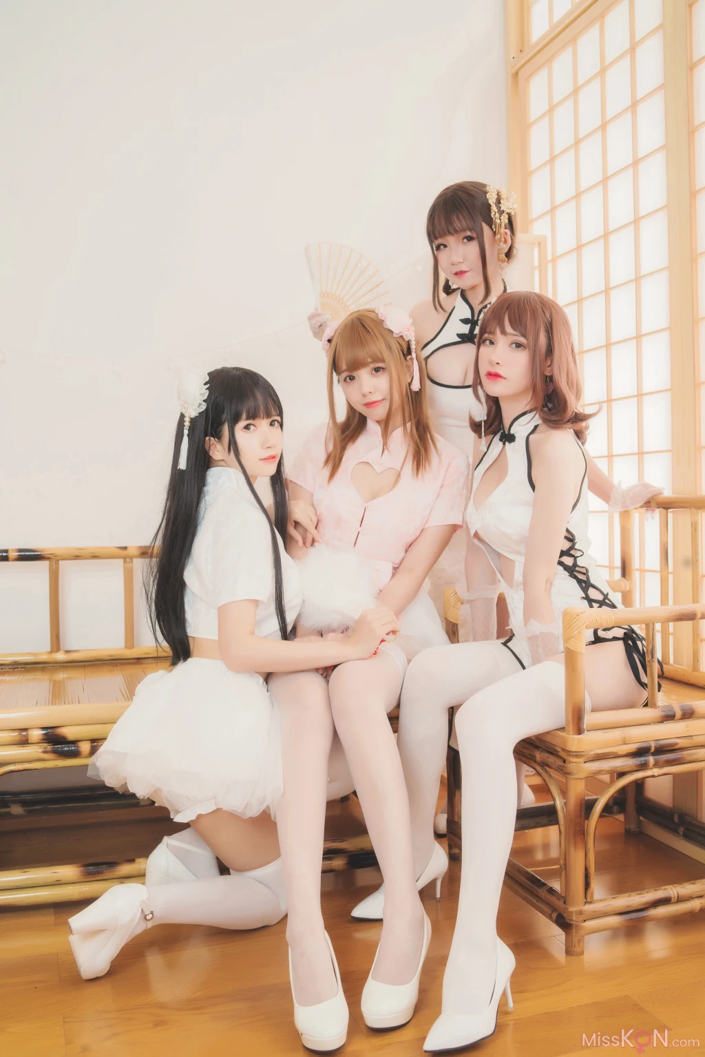 Coser@Yoko宅夏 & 小野妹子W & 白金Saki_ 四人彼女